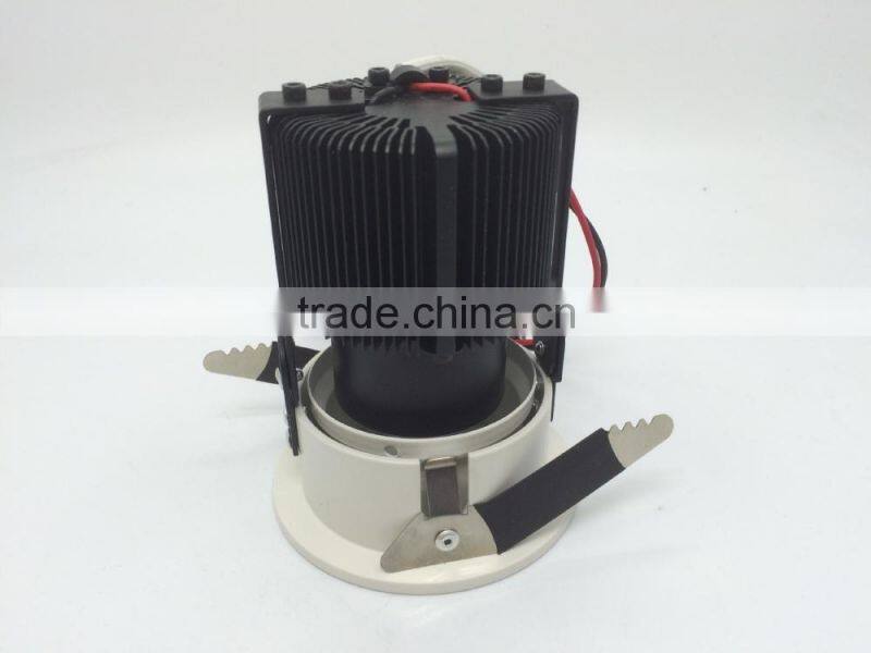 Big Size 10W Round hole Recessed 10w 72lm LED downlight TEC002C10WHT2