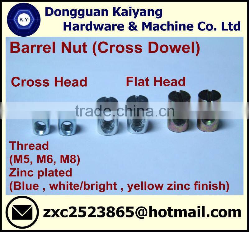 M4 Tee Nut 4 Prongs (Furniture Fastener)