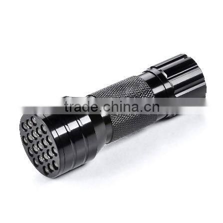 Ningbo JELO Classical Super Bright Aluminum 21LED Torch Gift Flashlight 3xAAA