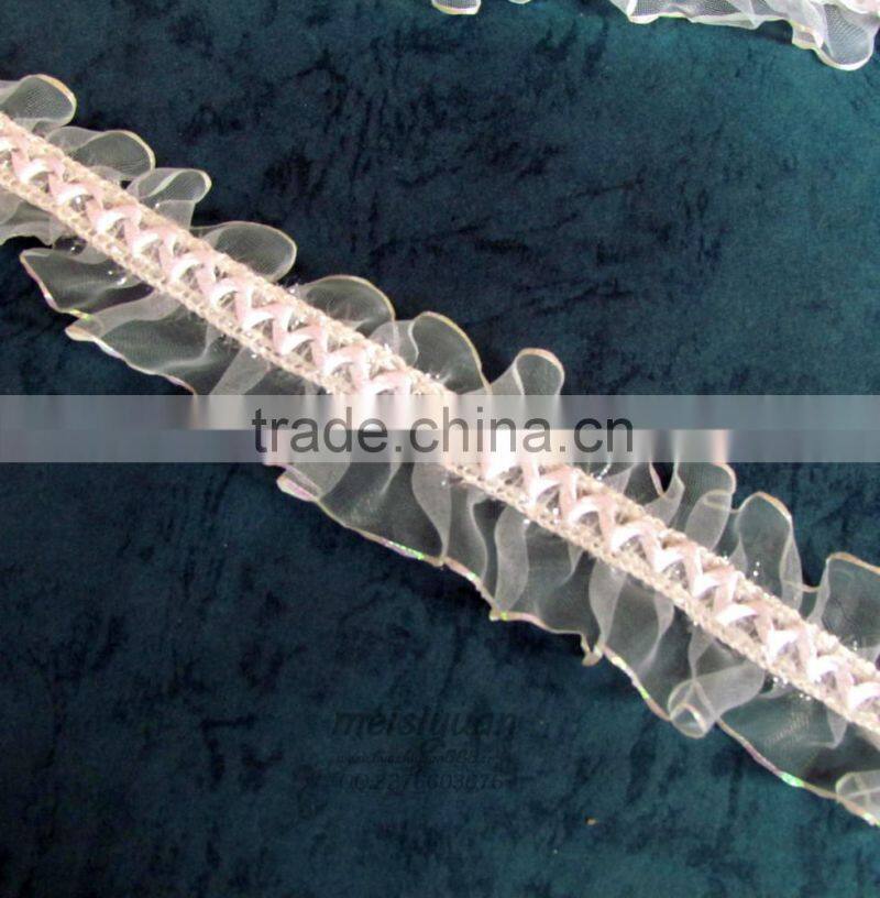 embroidered bridal decorative french red lace trim for wedding dress bridal bride dresses 3d flower lace embroidered fabric