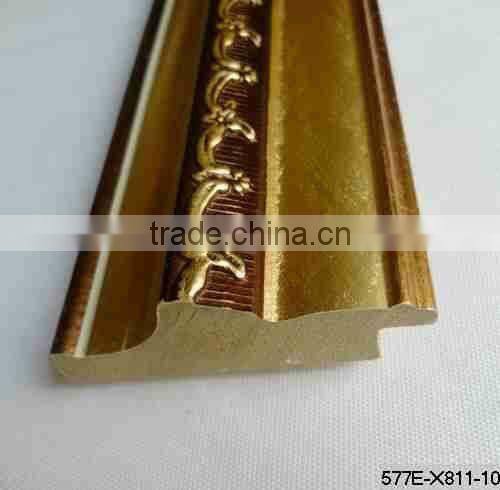 fashion frame/latest frame moulding/gold color frame/metal color frames