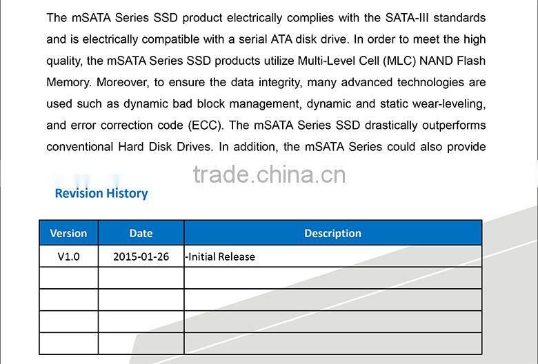 mSATA Series solid state Drive 128G SSD