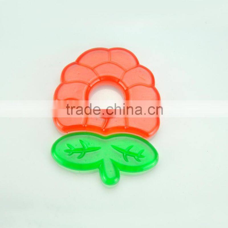 Double colored cool teether water filled teether