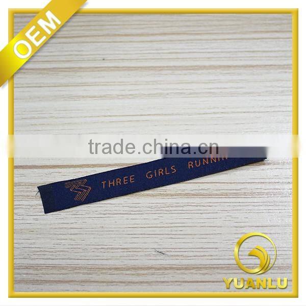 Security holographic clothing woven label Garment Labels woven label