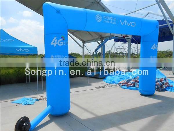 waterproof 4.5m outdoor promotion cheap inflatable arch for sale