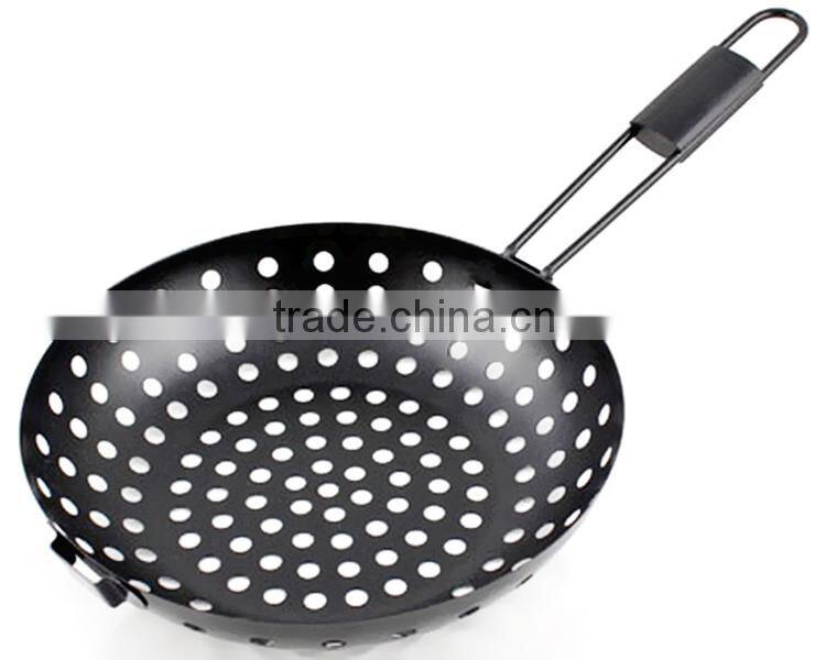 Ex-Factory Price Folding Handles Non-Stick BBQ Grill Pan bbq pan BT-BBQ106