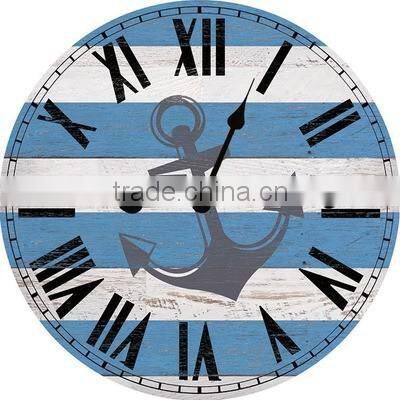 Antique MDF Wall Clock / Retro Vintage Style MDF Clock Wall