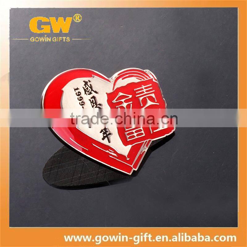 Zinc alloy custom engraved metal furniture label with enamel