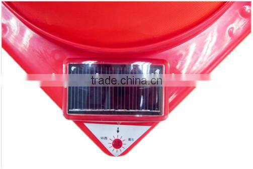 water-proof Solar collapsible traffic cone/ high visibility solar road cone