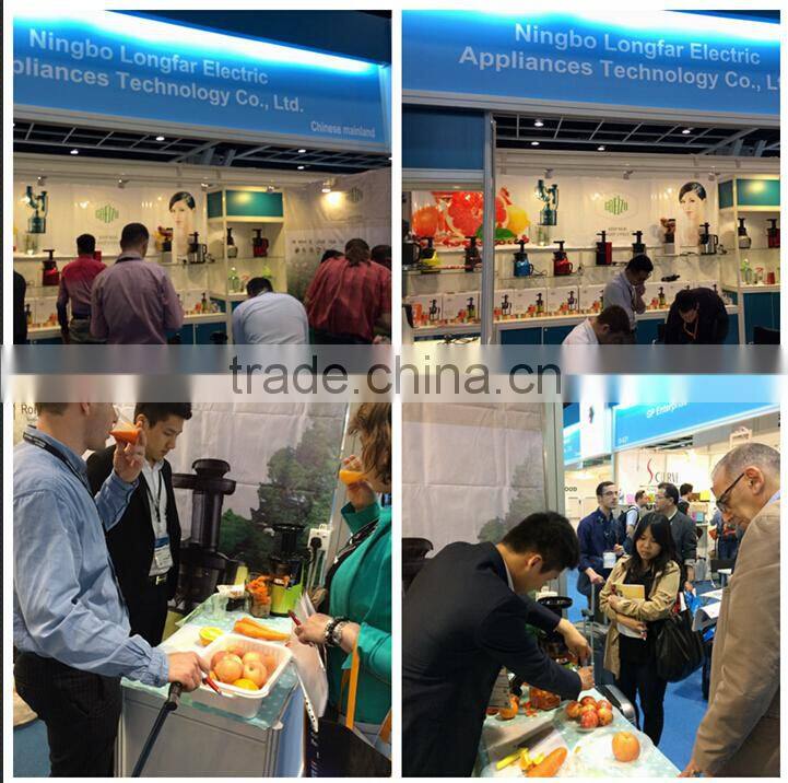 High quality PEI screw 150w 65RPM AC motor slow juicer extractor ,cold press juicer,slow juicer