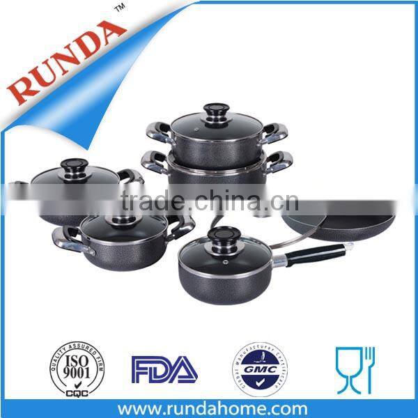 2016 Fashion wholesale aluminum non-stick Cookware Sets