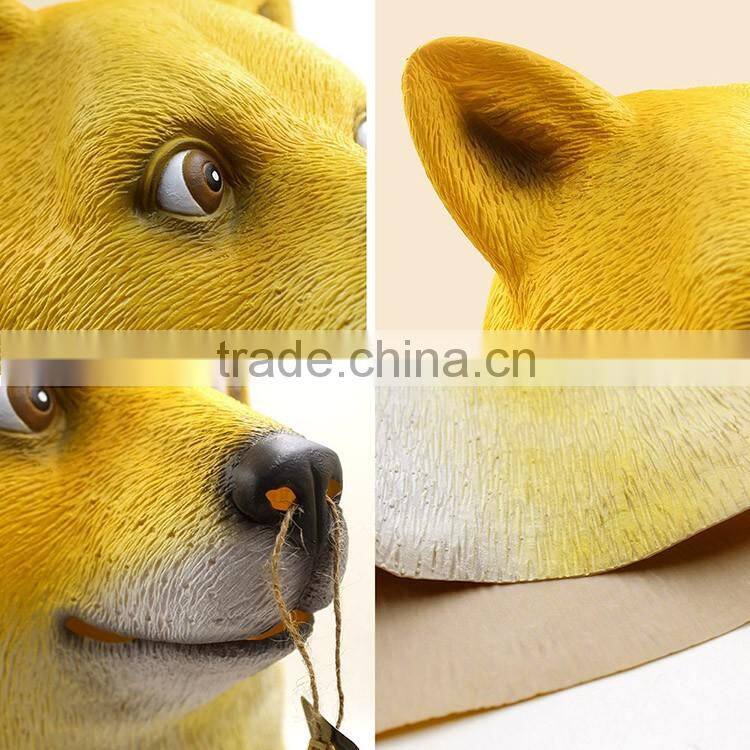Wholesale masquerade latex dog head mask for Halloween