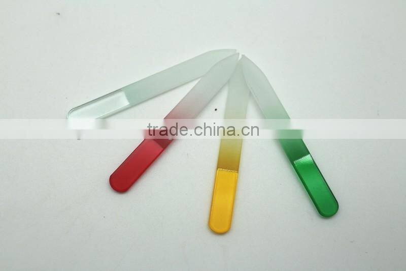 Hot sale Custom Logo Glass File/Crystal Nail Art File Manicure Tool Kit