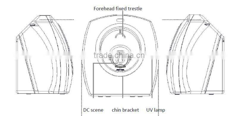 2014 High quality !portable facial beauty analysis