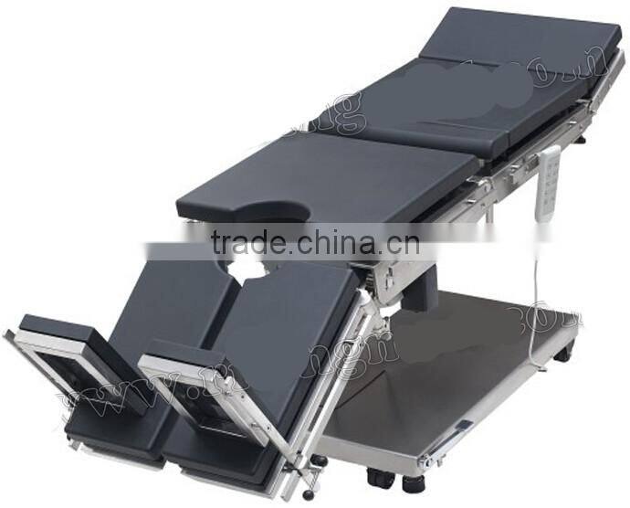 Carejoy CE&ISO approved adjustable surgical electric operating bed/clinical hospital operating table