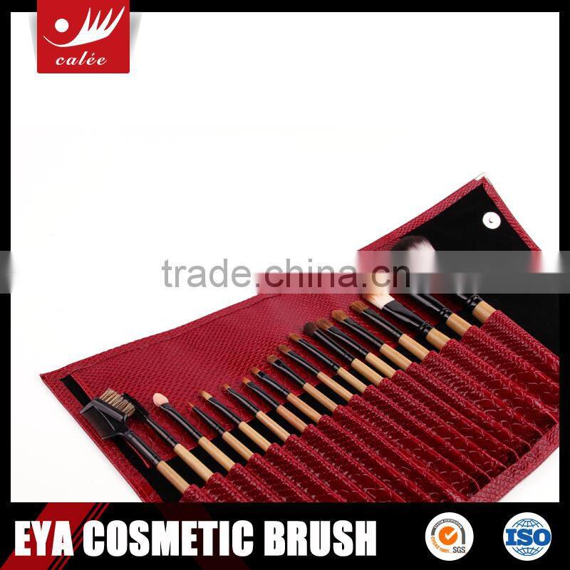 Professional Make up Brushes Set with Real Hair Nylon Hair Wood Handle