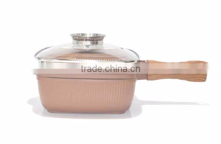 Hot Selling Multifunction Double Pot Set Non-stick Cookware Set Frying Pan