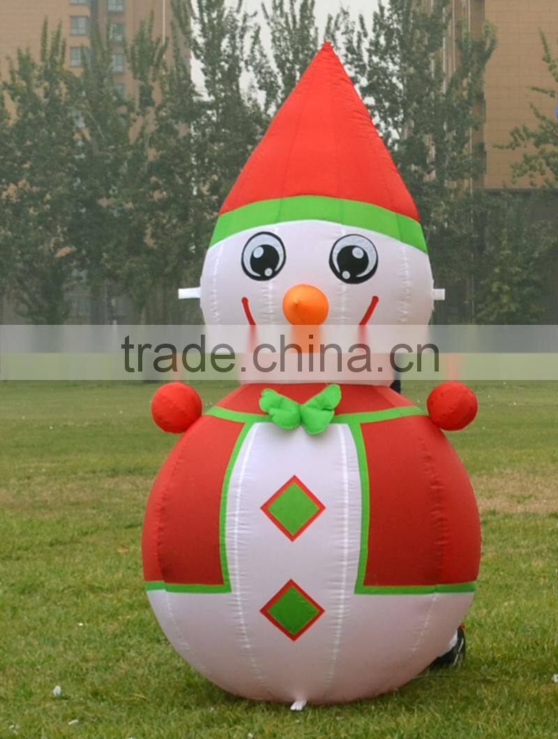 Inflatable Snowman with different faces and styles