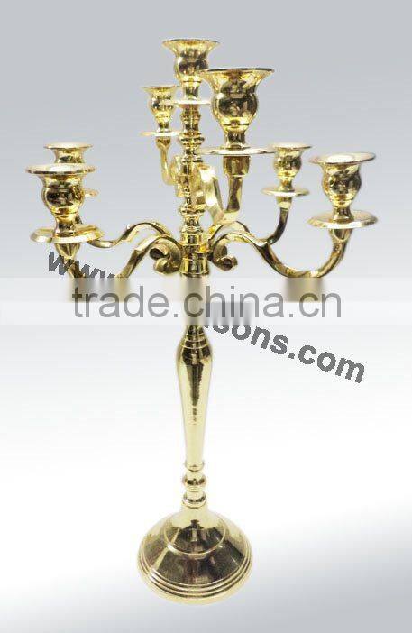 Modern Popular Gold Candelabras And 5 Arms Gold Candelabra Weddings For Church Decor