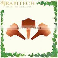 4 Inch Yellow Natural Plant Wood Label
