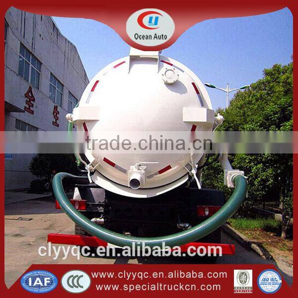 Dongfeng Tianjin sewage suction truck Euro 3 sewer cleaning for sale