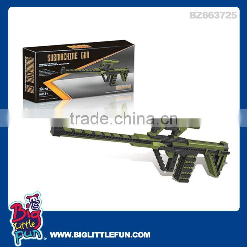 Plastic sniper rifle toy gun,building toys for boys