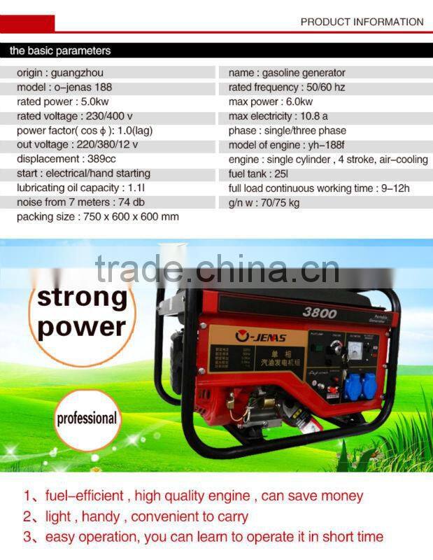 generator whole machine and spire sparts 168 with best quality and competitive price for sale