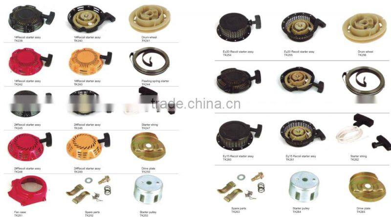 chain saw spare parts, chain saw starter,various starters