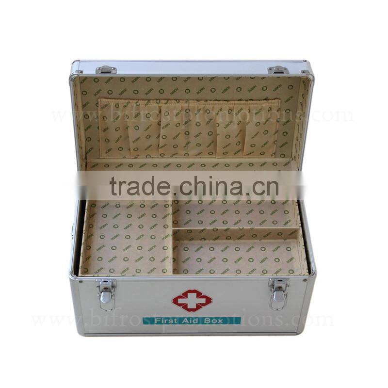 Home Metal Box Aluminum Medical First Aid Kit