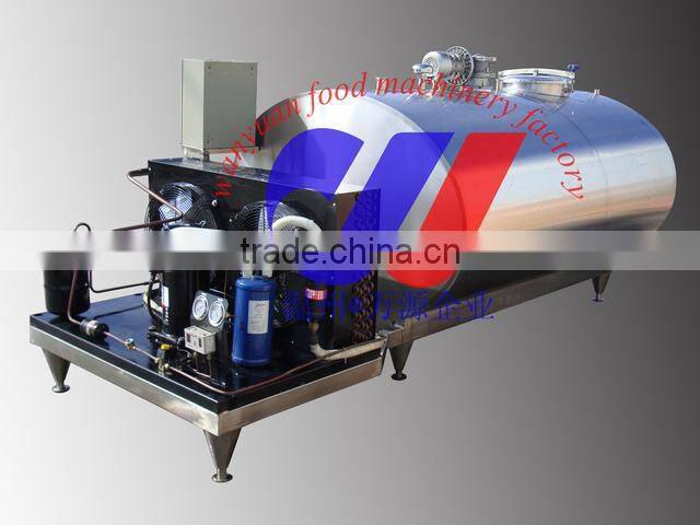 horizontal milk cooling tank 5000L cooling tank