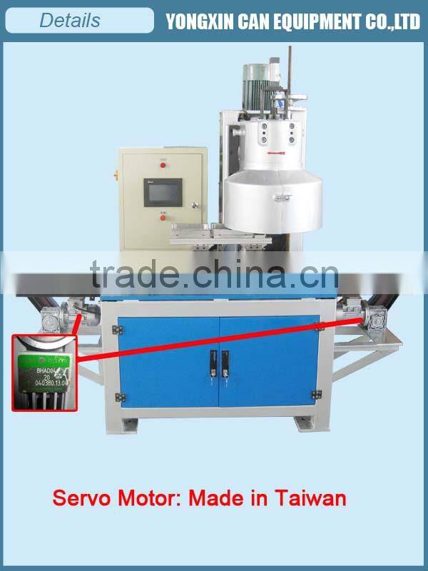 Automatic rectangular tin can seamer