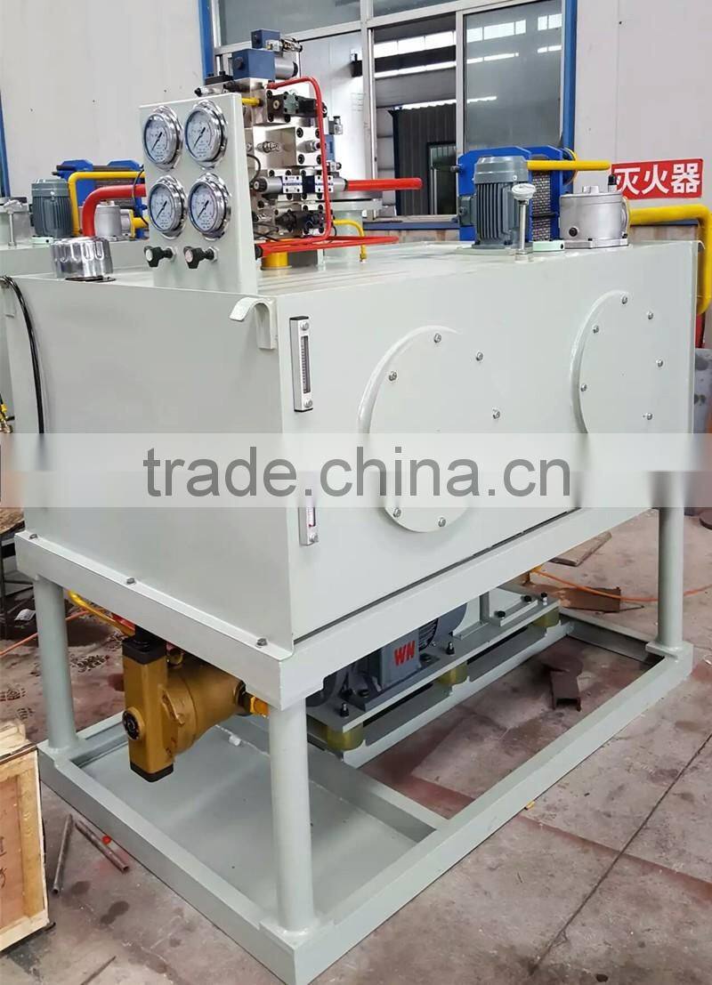 Construction waste brick machine hydraulic system