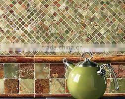 BEAUTIFULL CUSTOM MADE MULTI GREEN ONYX MOSAIC TILES COLLECTIONS