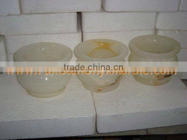 natural Onyx Flower Vase, stone handicraft, Marble onxy handicraft, gift and craft