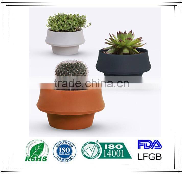 Vintage and foldable silicone flower vase,silicone flowerpot