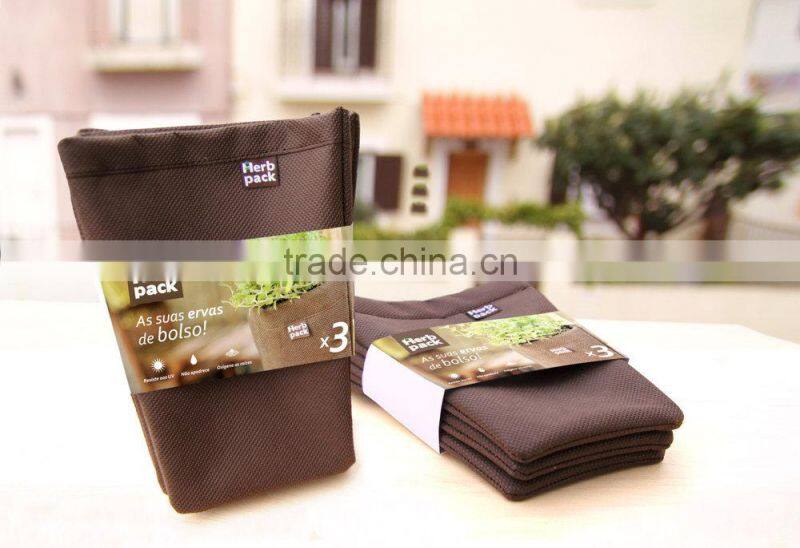 Wall Hanging Planters,Wall Pocket,Herb Pack-Hanging Planter for Herb Vertical Garden