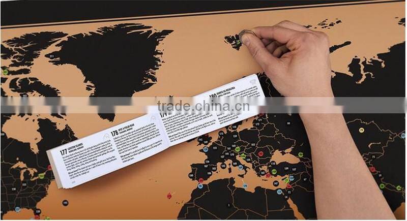 CT-748 Black Adventure Map Fun World Edition map Adventure Travel Map