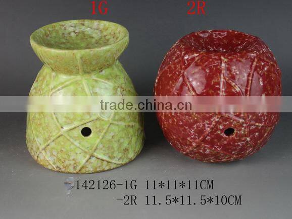 creative blue,red and green color ceramic candle holder