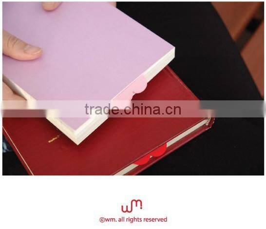 WJ017 custom cute heart shape silicone bookmark wholesale