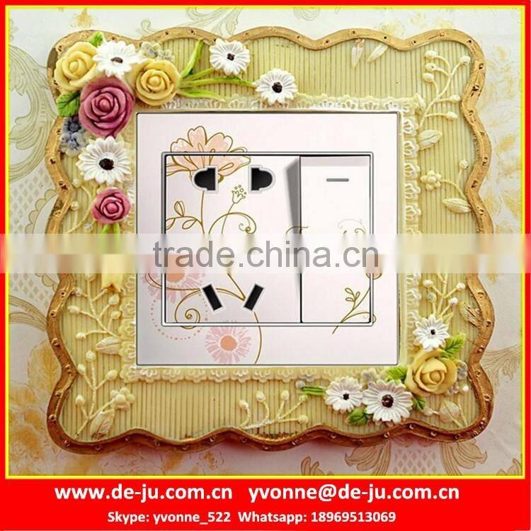 Classic Green Square Switch Protection Cover Sticker