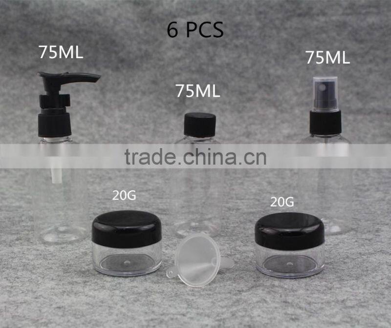 Cheap plastic men travel kit and travel vanity kit for ladies and men