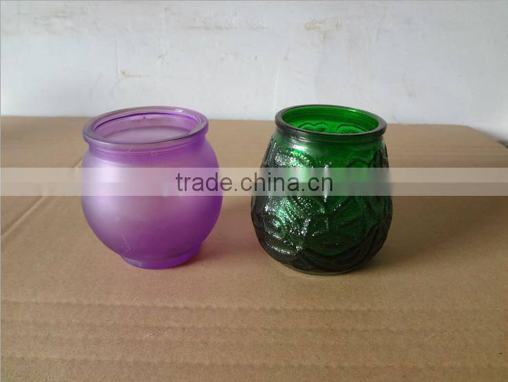 Customized Glass Candle Holder, Glass Candle Jar ,Glass Candle Container