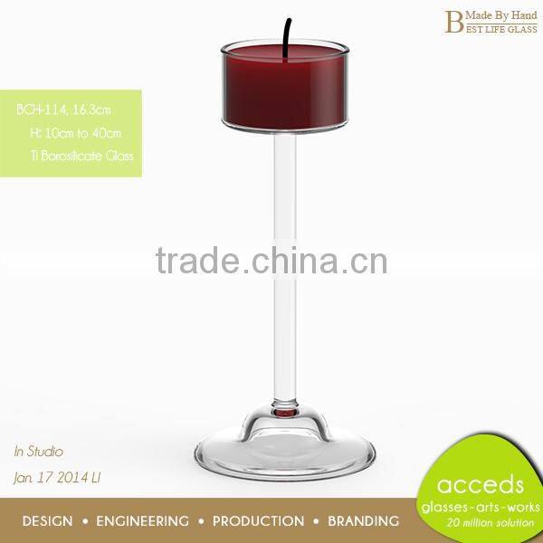 Cheap Ball Shaped Decorative Glass Wedding Decoration Candle Holders