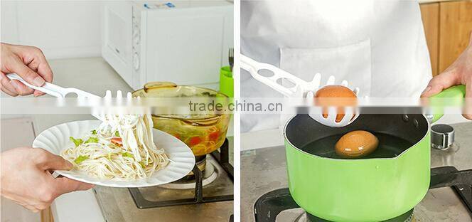Wholesale Stock White Platic Sawtooth Noodle Ladle