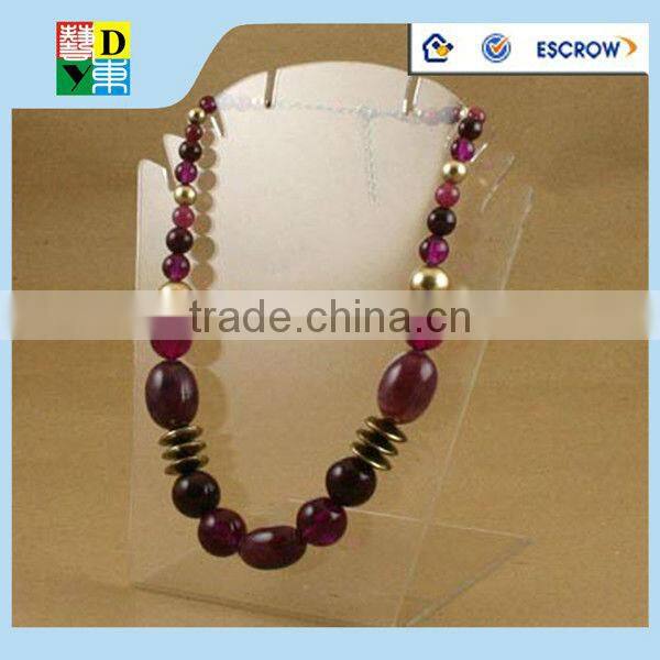 2015 latest high grade acrylic jewelry display stand/modern design acrylic earring display with custom fashion design from China