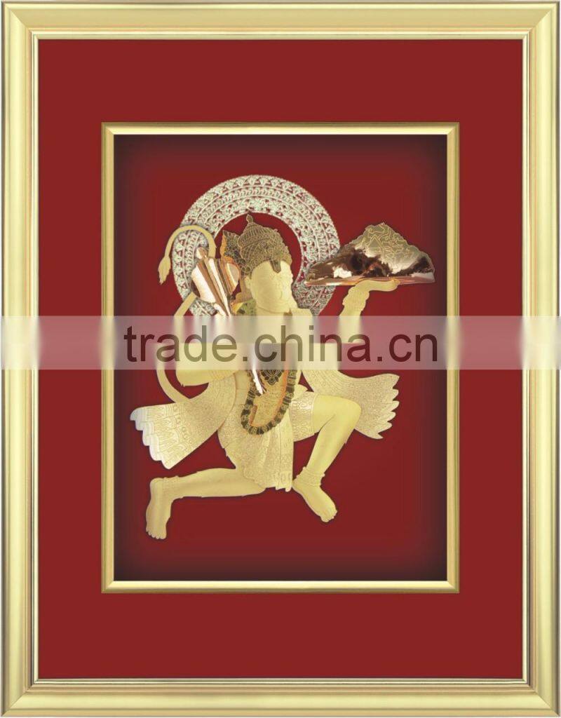 Gold Foil factory cheap price 3d indian god picture