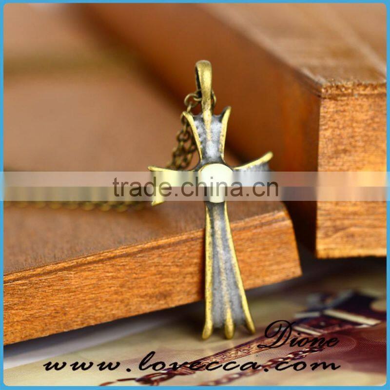 Nice night multiple pendants Glowing Jewelry crucifix necklace