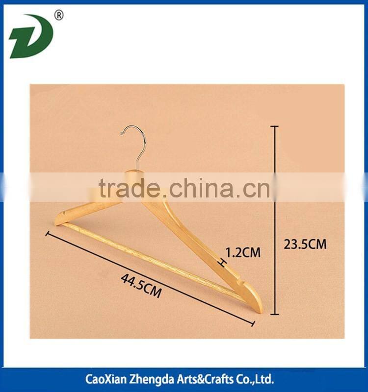 cheap factory price coat hanger for clothes, antique wooden hangers