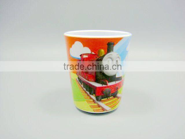 Kid children melamine dinnerware bowl and milk water cup