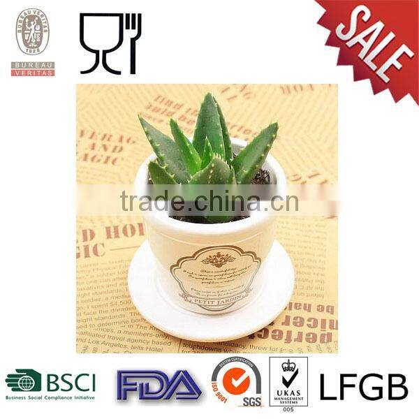 Round Plastic Flower Pot with different color